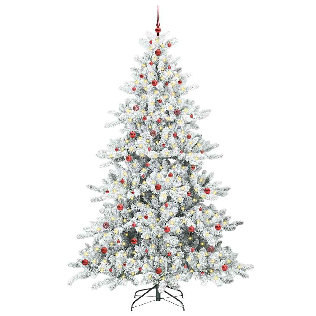Albero di Natale Artificiale con Rami Pieghevoli 240 cm PVC