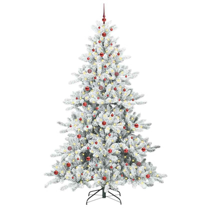 Albero di Natale Artificiale con Rami Pieghevoli 240 cm PVC