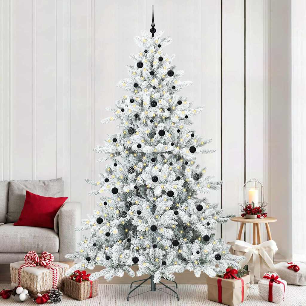 Albero di Natale Artificiale con Rami Pieghevoli 240 cm PVC