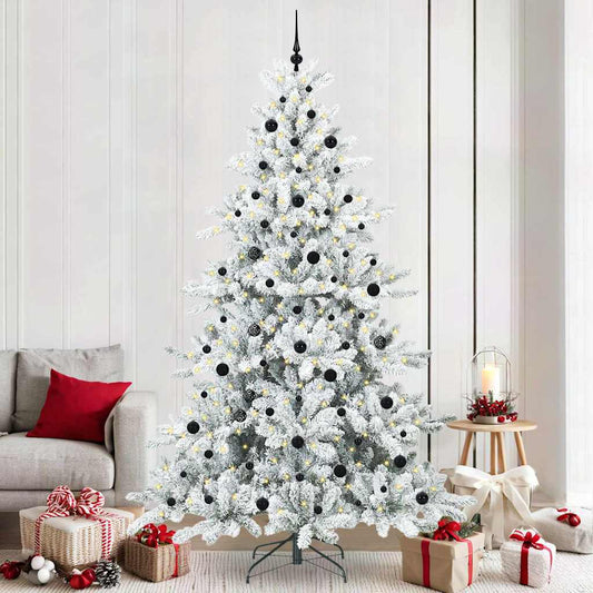 Albero di Natale Artificiale con Rami Pieghevoli 240 cm PVC
