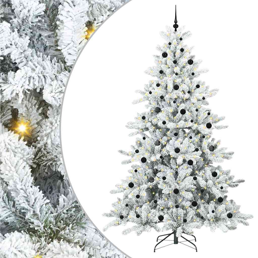 Albero di Natale Artificiale con Rami Pieghevoli 240 cm PVC