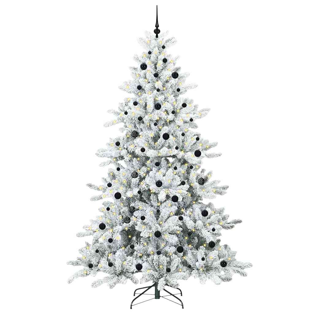 Albero di Natale Artificiale con Rami Pieghevoli 240 cm PVC