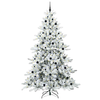 Albero di Natale Artificiale con Rami Pieghevoli 240 cm PVC