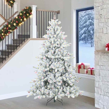 Albero di Natale Artificiale con Rami Pieghevoli 240 cm PVC