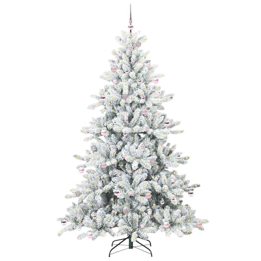 Albero di Natale Artificiale con Rami Pieghevoli 240 cm PVC