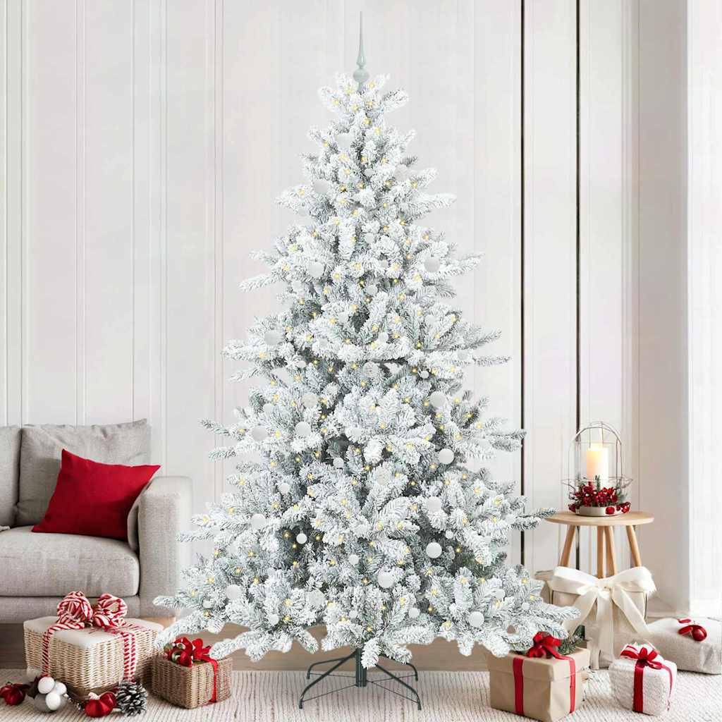 Albero di Natale Artificiale con Rami Pieghevoli 240 cm PVC
