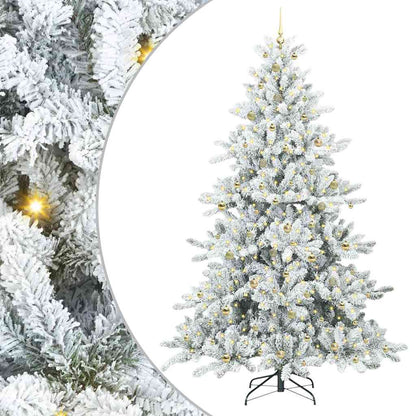 Albero di Natale Artificiale con Rami Pieghevoli 240 cm PVC