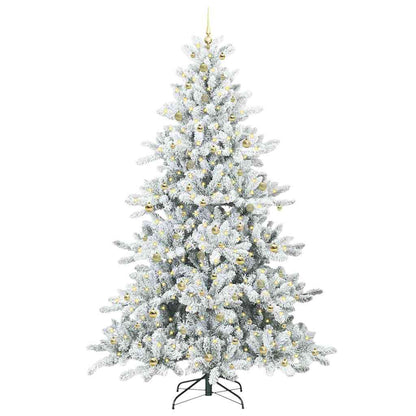 Albero di Natale Artificiale con Rami Pieghevoli 240 cm PVC