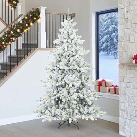 Albero di Natale Artificiale con Rami Pieghevoli 240 cm PVC