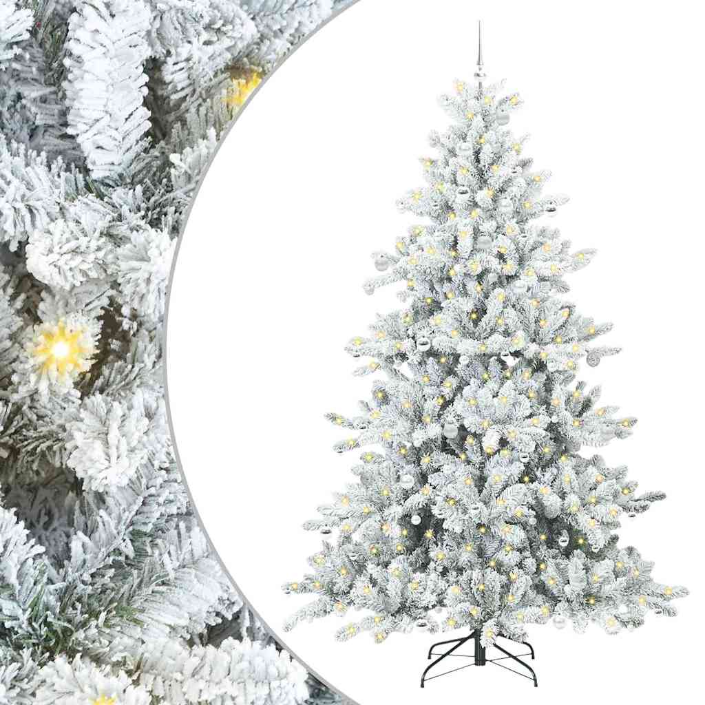 Albero di Natale Artificiale con Rami Pieghevoli 240 cm PVC