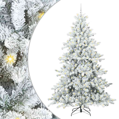 Albero di Natale Artificiale con Rami Pieghevoli 240 cm PVC