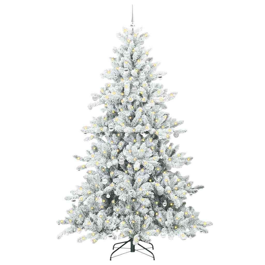 Albero di Natale Artificiale con Rami Pieghevoli 240 cm PVC