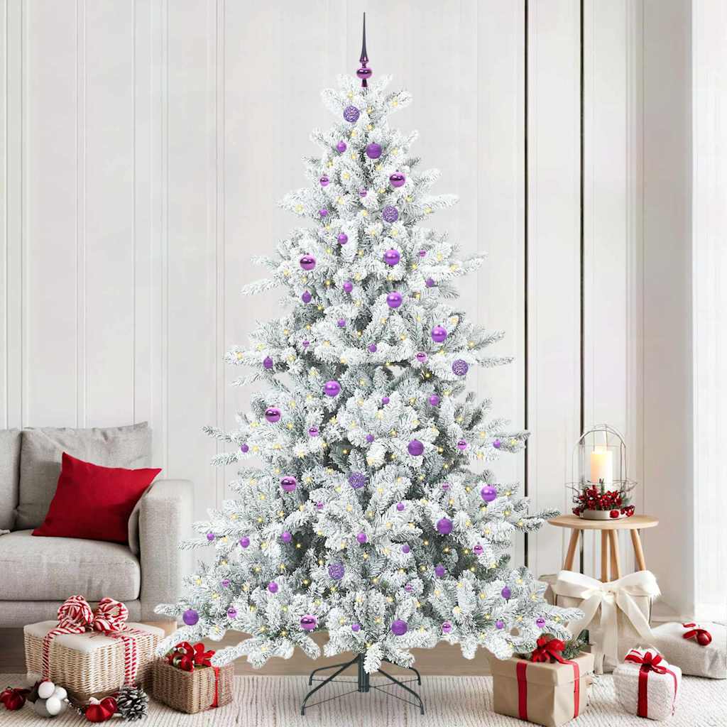 Albero di Natale Artificiale con Rami Pieghevoli 240 cm PVC