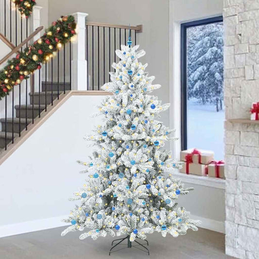 Albero di Natale Artificiale con Rami Pieghevoli 240 cm PVC