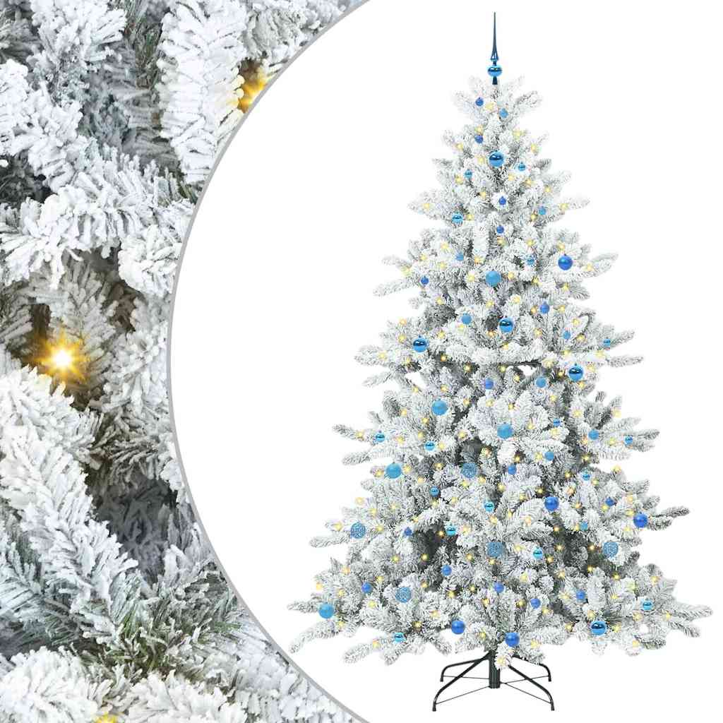 Albero di Natale Artificiale con Rami Pieghevoli 240 cm PVC