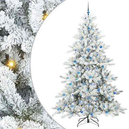 Albero di Natale Artificiale con Rami Pieghevoli 240 cm PVC