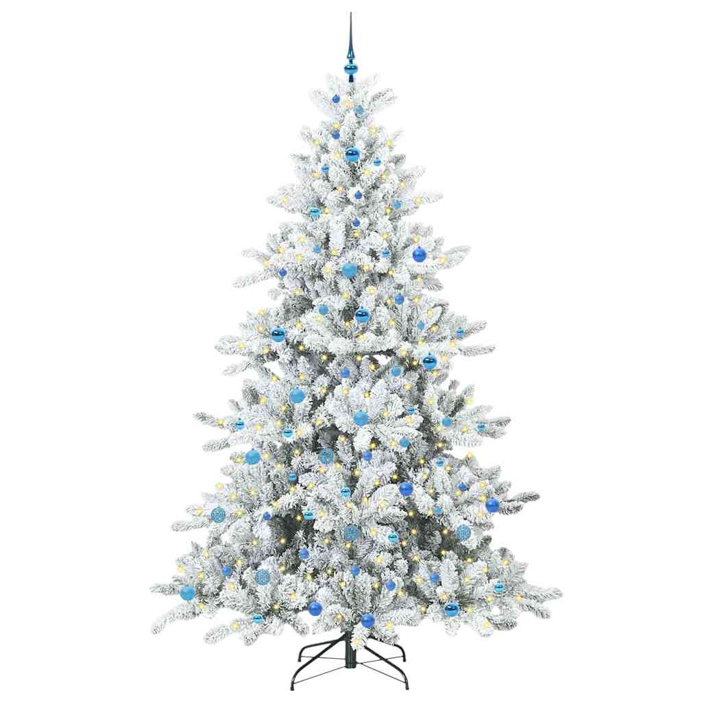 Albero di Natale Artificiale con Rami Pieghevoli 240 cm PVC