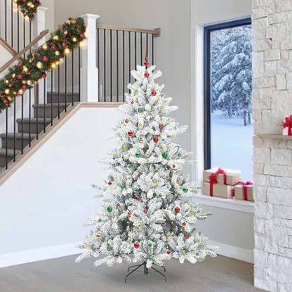 Albero di Natale Artificiale con Rami Pieghevoli 240 cm PVC