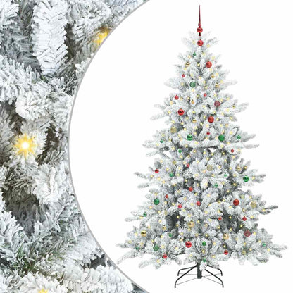 Albero di Natale Artificiale con Rami Pieghevoli 240 cm PVC