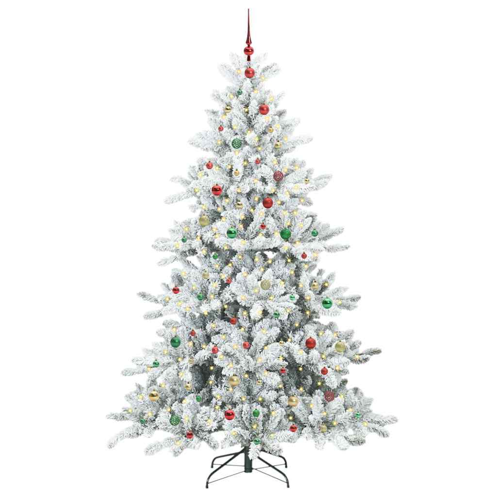 Albero di Natale Artificiale con Rami Pieghevoli 240 cm PVC