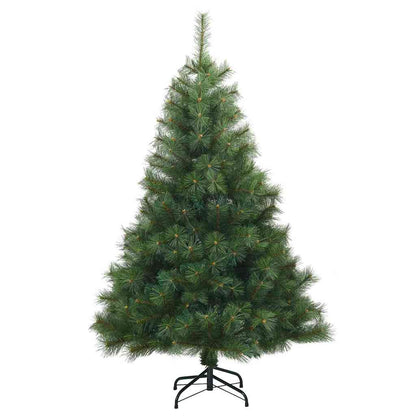 Albero di Natale artificiale con 150 LED Verde 120 cm PE e PVC
