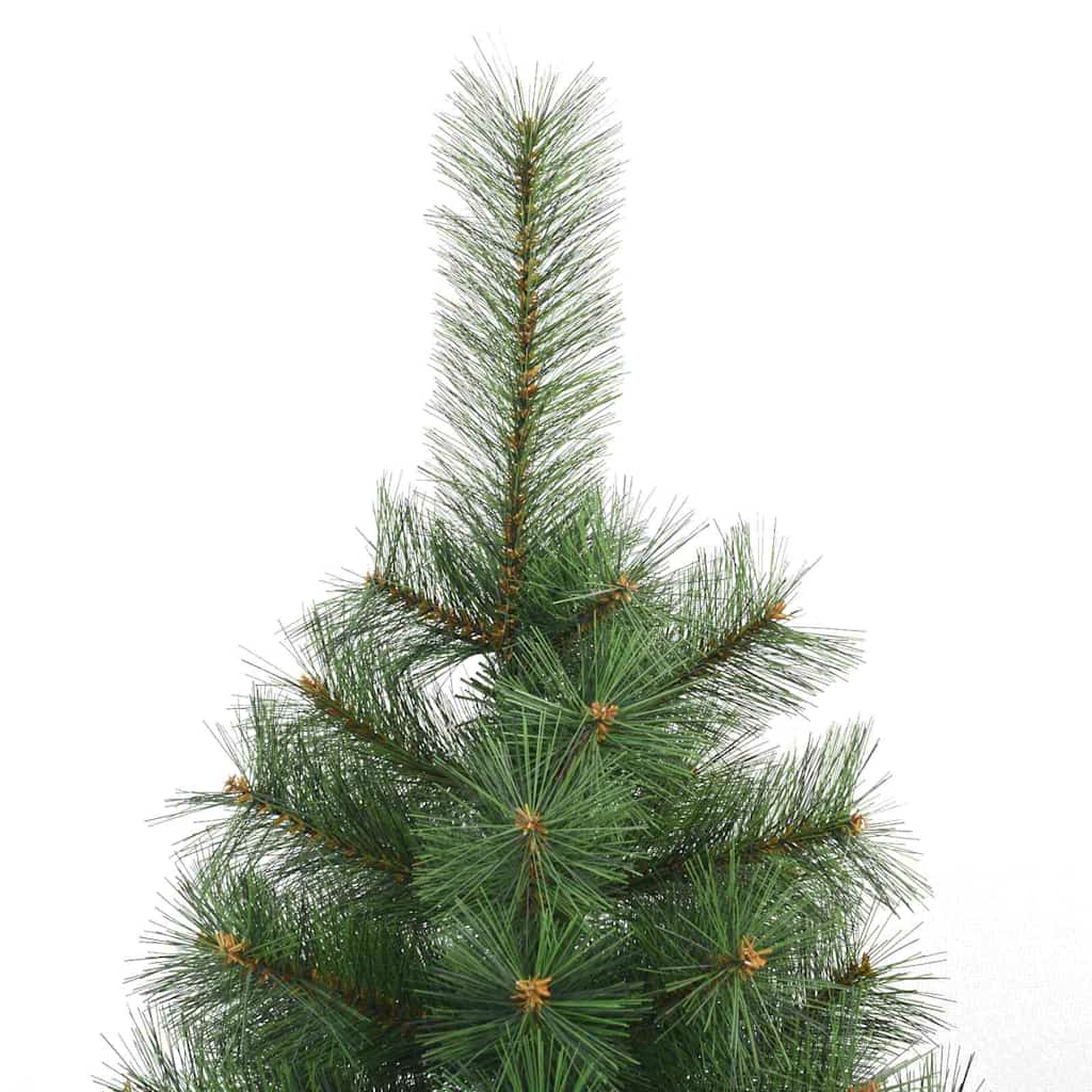 Albero di Natale artificiale con 150 LED Verde 120 cm PE e PVC