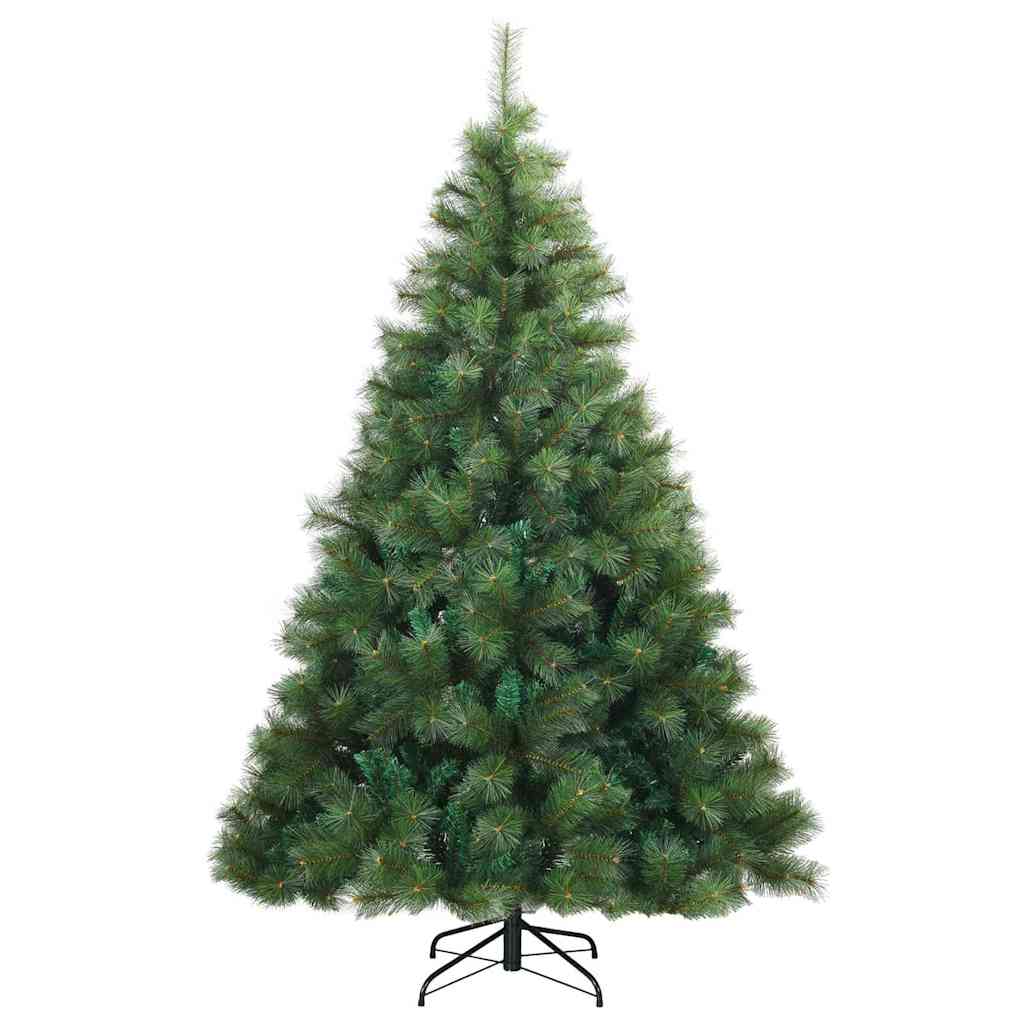 Albero di Natale artificiale con 300 LED Verde 240 cm PE e PVC
