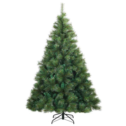 Albero di Natale artificiale con 300 LED Verde 240 cm PE e PVC