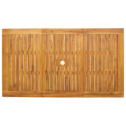 Set da Pranzo per Giardino Pieghevole 7 pcs Marrone | homemem39