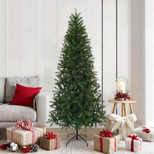 Albero di Natale artificiale Verde 180 cm PVC, PE e acciaio