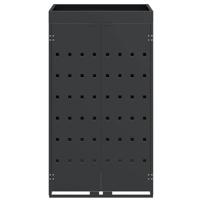 Deposito per bidone con tetto da fioriera per bidone singolo da 240L