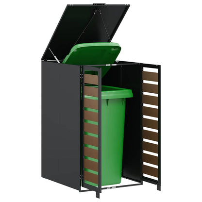 Magazzino per contenitori con coperchio sollevabile a gas per contenitore da 240L