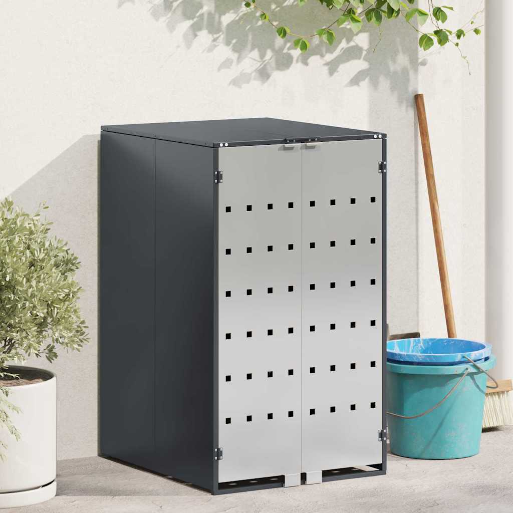 Magazzino per contenitori con coperchio sollevabile a gas per contenitore da 240L