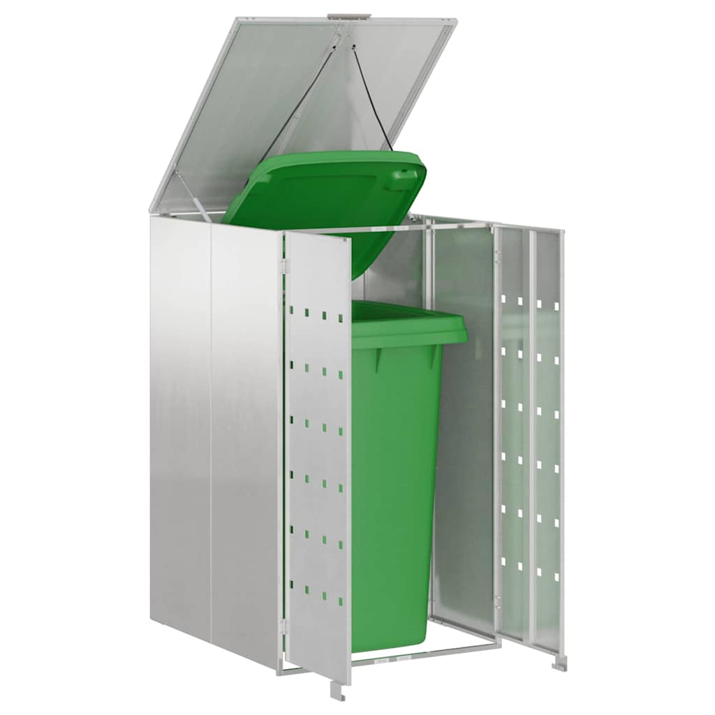 Magazzino per contenitori con coperchio sollevabile a gas per contenitore da 240L