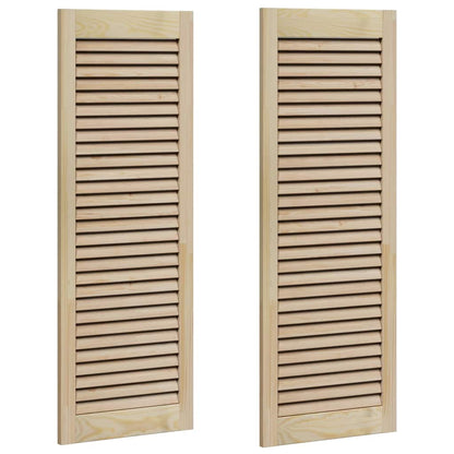 Porte per Armadi con porta 2 pcs Marrone 110 x 39.5 x 2.1 cm