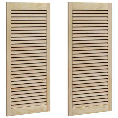 Porta per Armadio 2 pcs Naturale 140.5 x 2.1 x 49.5 cm