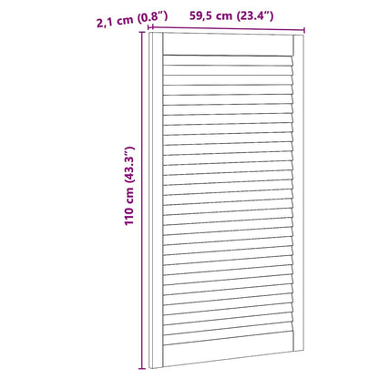 Porta per Armadio con porta Naturale 140.5 x 2.1 x 49.5 cm