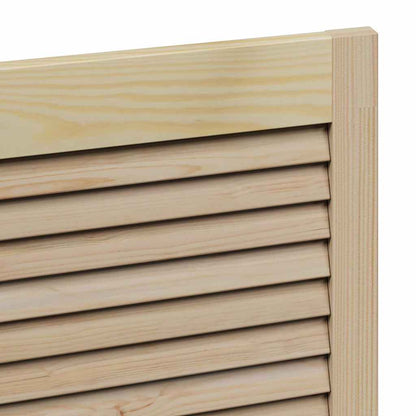 Porte per Armadi con porta 2 pcs Marrone 110 x 59.5 x 2.1 cm
