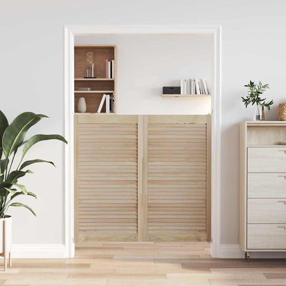 Porte per Armadi con porta 2 pcs Marrone 110 x 59.5 x 2.1 cm