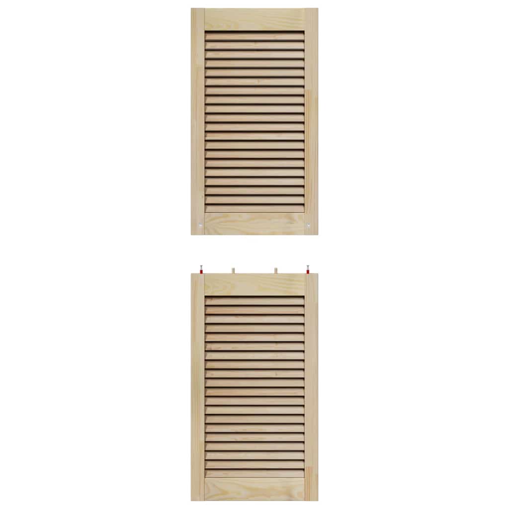 Porte per Armadi Altro 2 pcs Marrone 140.5 x 39.5 x 2.1 cm