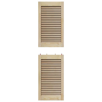 Porte per Armadi Altro 2 pcs Marrone 140.5 x 39.5 x 2.1 cm