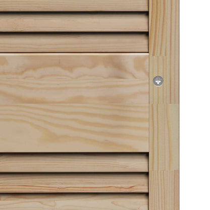 Porte per Armadi Altro 2 pcs Marrone 140.5 x 39.5 x 2.1 cm