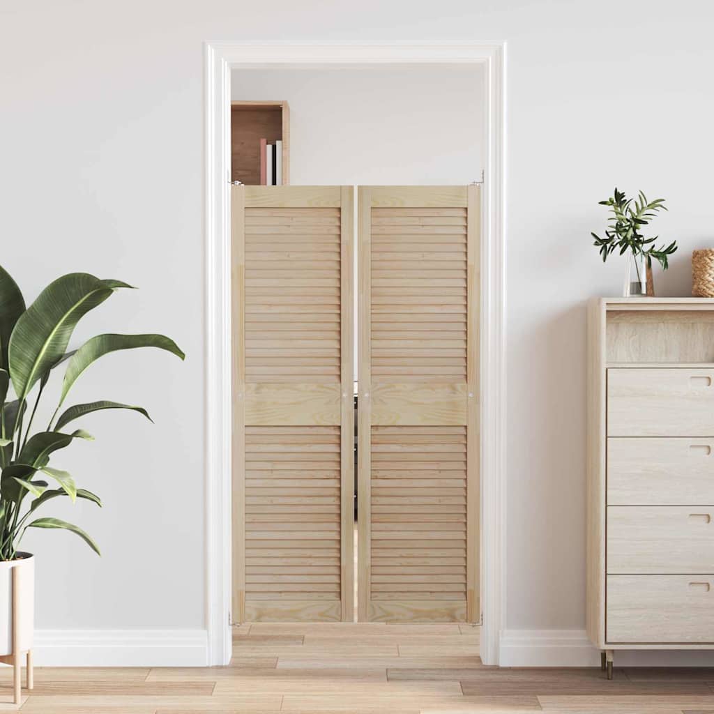 Porte per Armadi Altro 2 pcs Marrone 140.5 x 39.5 x 2.1 cm