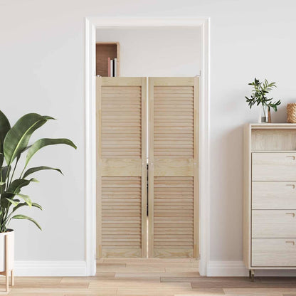 Porte per Armadi Altro 2 pcs Marrone 140.5 x 39.5 x 2.1 cm