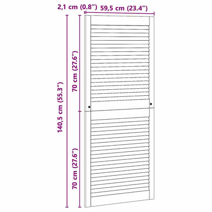 Porta per Armadio con porta Naturale 140.5 x 2.1 x 49.5 cm