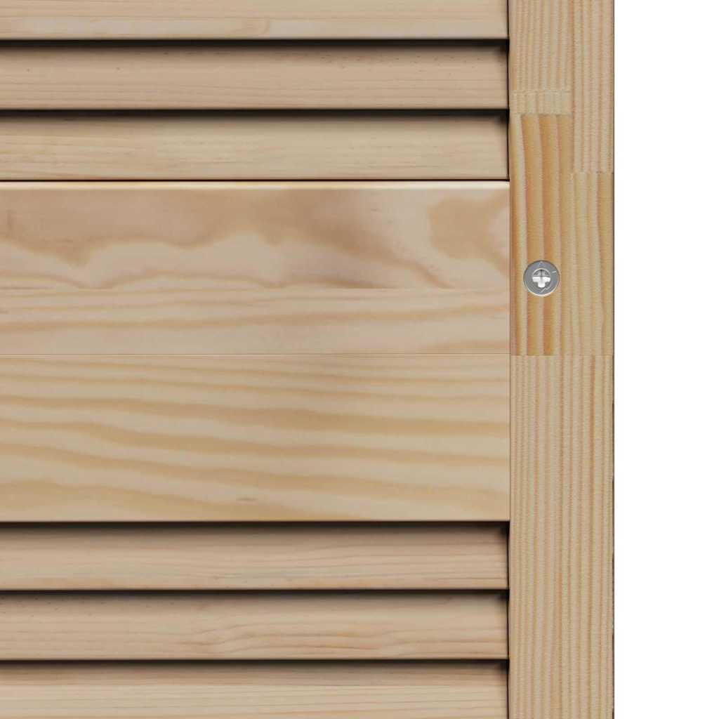 Porta per Armadio 2 pcs Naturale 140,5 x 2,1 x 59,5 cm | homemem39