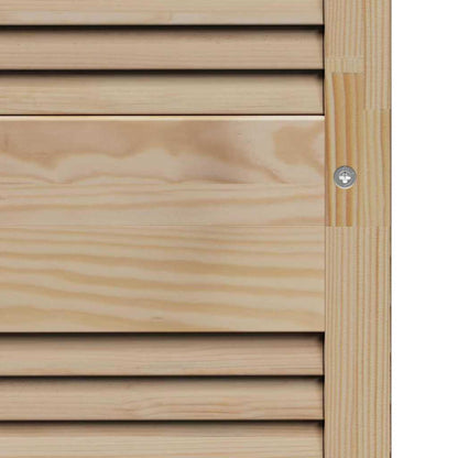 Porta per Armadio 2 pcs Naturale 140,5 x 2,1 x 59,5 cm | homemem39