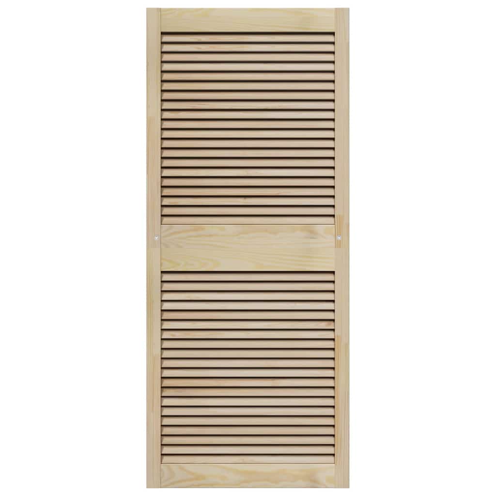 Porta per Armadio 2 pcs Naturale 140.5 x 2.1 x 49.5 cm