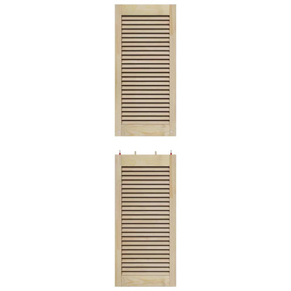 Porte per Armadi Altro 2 pcs Marrone 170 x 39.5 x 2.1 cm