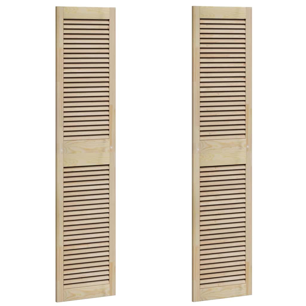 Porta per Armadio 2 pcs Naturale 140.5 x 2.1 x 49.5 cm